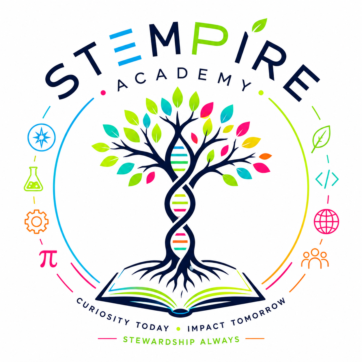 STEMpire Academy tree of knowledge logo